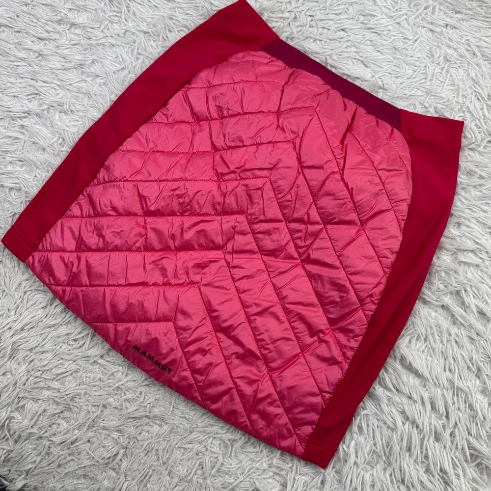 Mammut Skirt Womens Small Pink Dragon Fruit Aenergy Insulated Puffer Zipped S - Picture 5 of 10